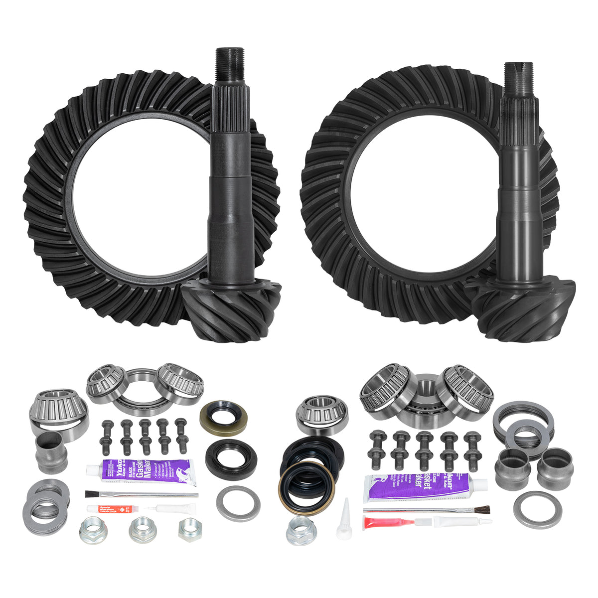 Differential Ring and Pinion Kit from Yukon Gear and Axle part number YGKT006-411-4