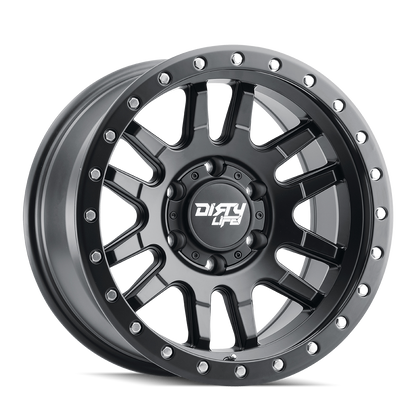 Black satin black alluminum wheel 17 diameter from DIRTY LIFE part number 9309-7983MB12
