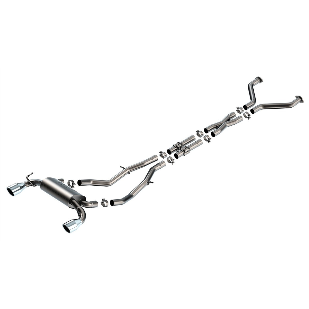 T-304 stainless steel exhaust system kit from Borla part number 140929