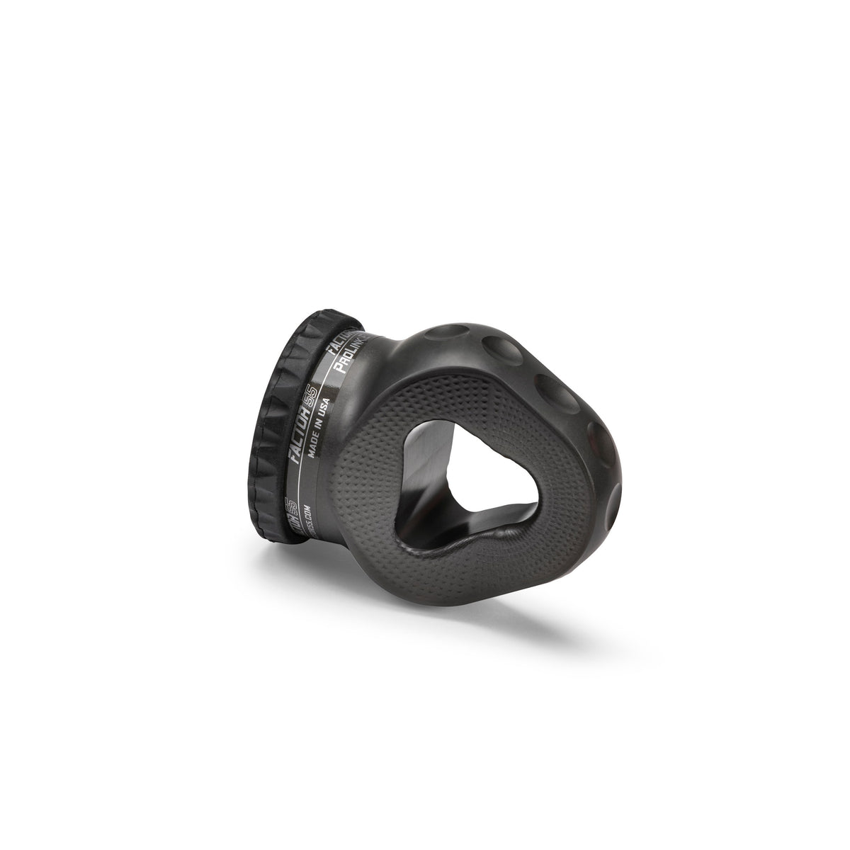Gray hard anodized 6061 aluminum winch shackle from Factor 55 part number 00310-06