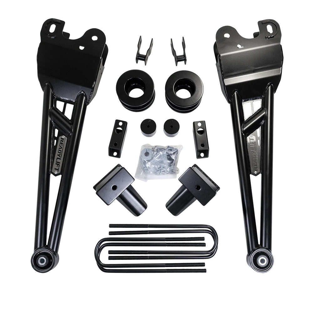 Black suspension lift kit from ReadyLift part number 69-23251