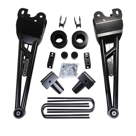 Black suspension lift kit from ReadyLift part number 69-23251
