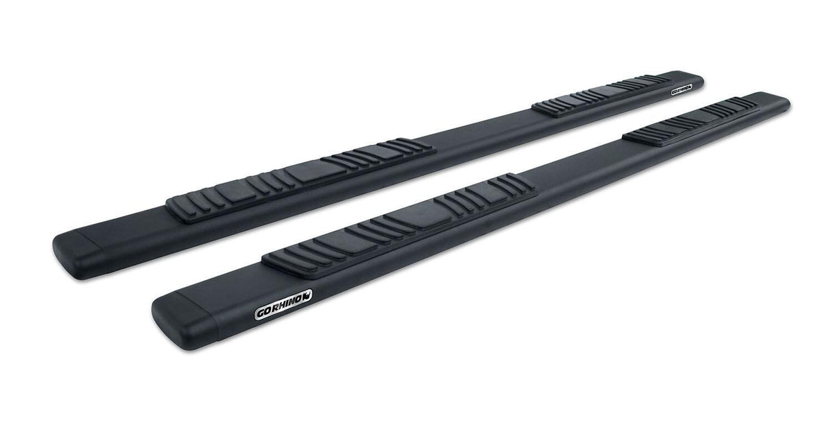Black mild steel step nerf bar with mounting hardware from Big Country part number 395368800