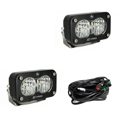 Black auxiliary light with mounting hardware from Baja Designs part number 487805