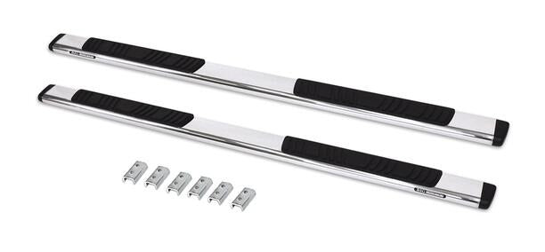 Silver stainless steel step nerf bar from Big Country part number 395806
