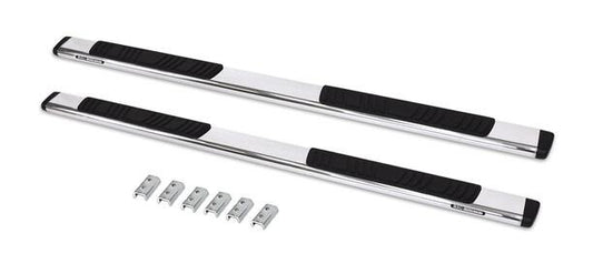 Silver stainless steel step nerf bar from Big Country part number 395806