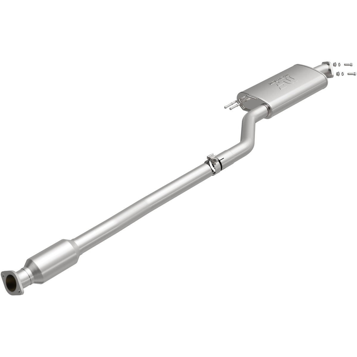 Stainless stainless steel catalytic converter from MagnaFlow Exhaust Products part number 5571150