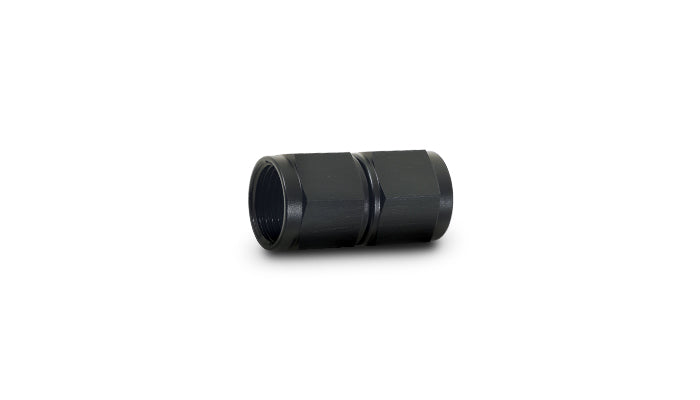 Black anodized 6061 aluminum an fitting from Vibrant Performance part number 10703