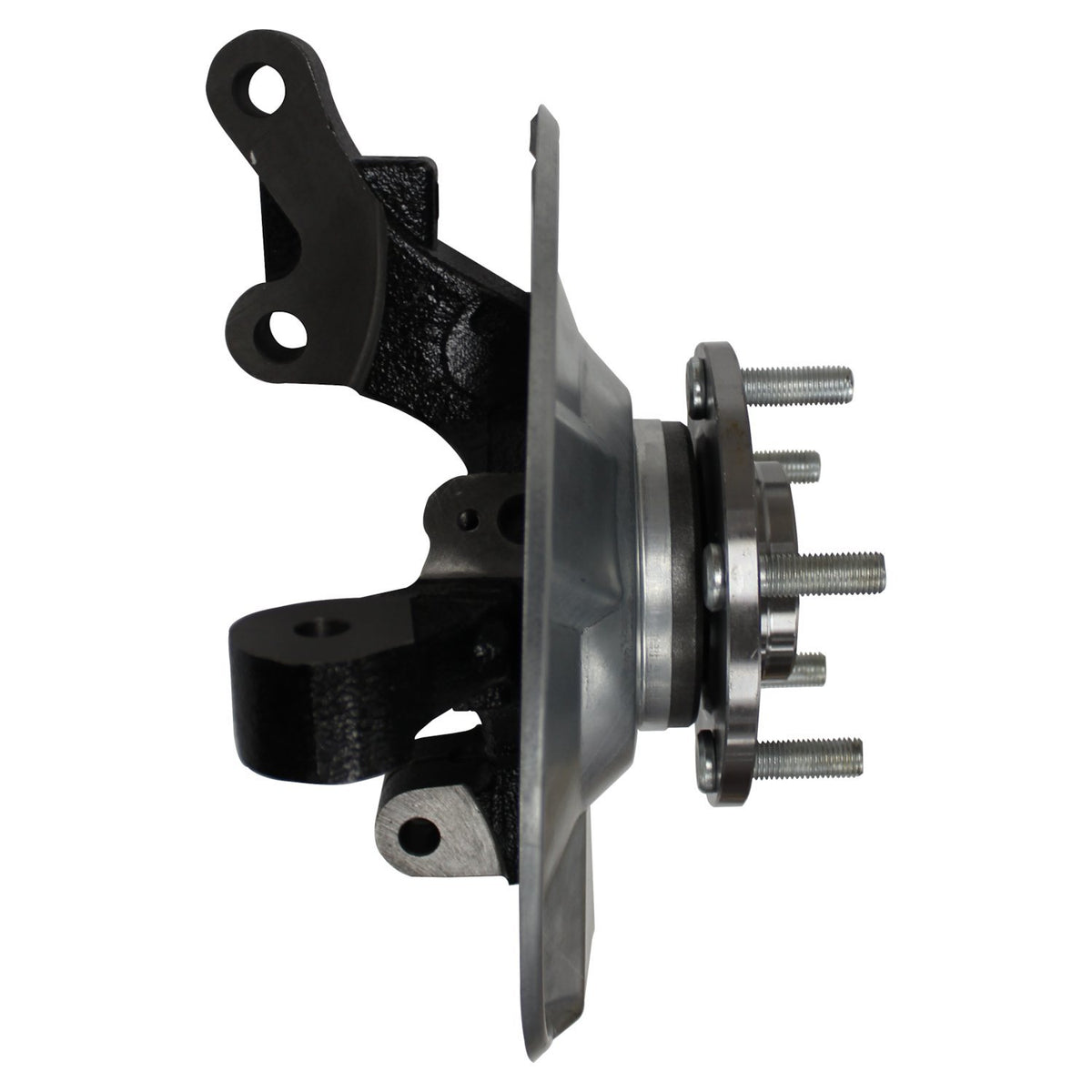 Black, silver steering knuckle assembly from Crown Automotive Jeep Replacement part number 68088498AD