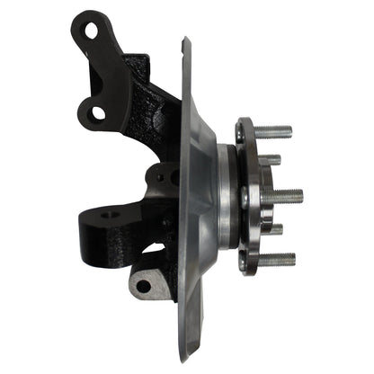 Black, silver steering knuckle assembly from Crown Automotive Jeep Replacement part number 68088498AD