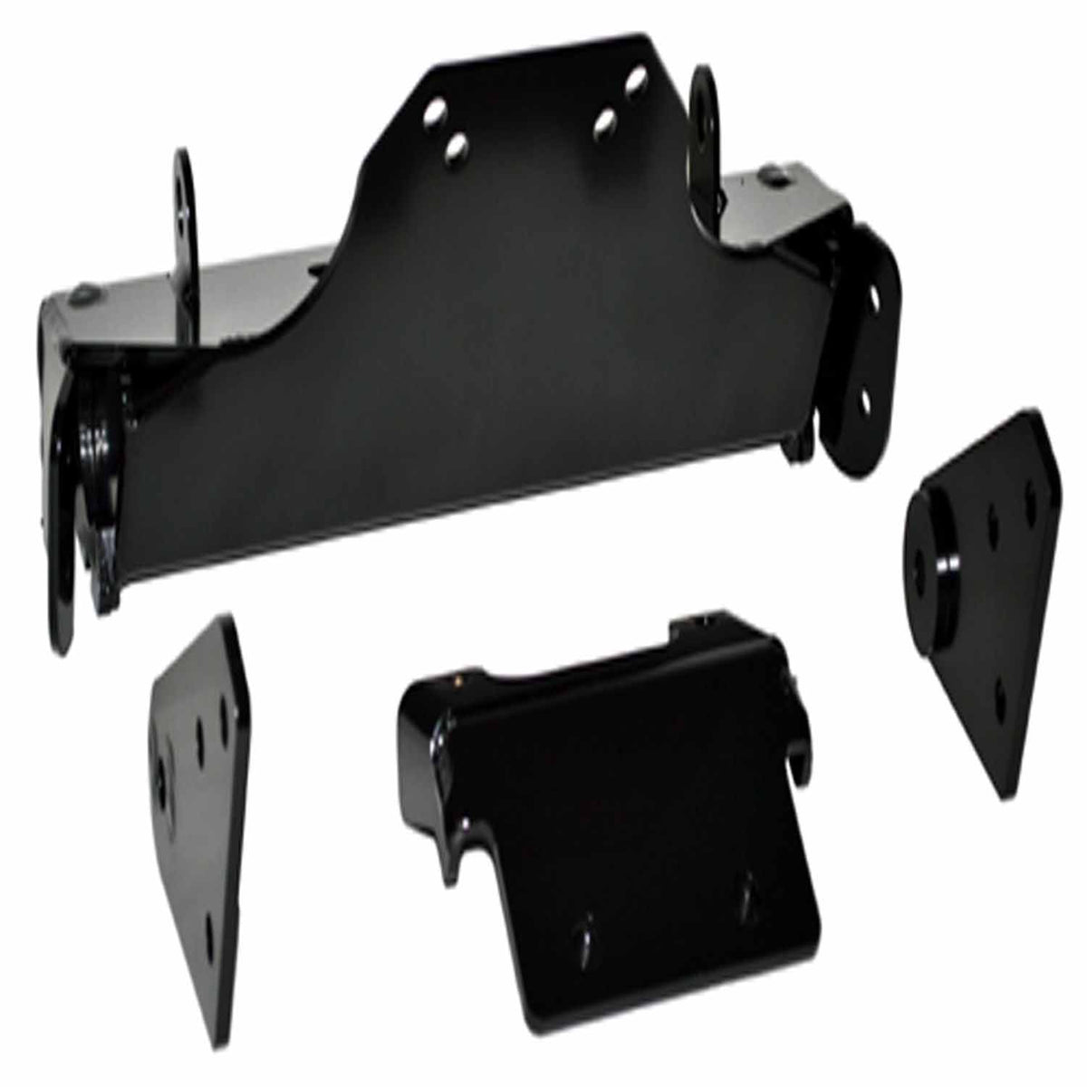 Black snow plow mount from Warn part number 80545