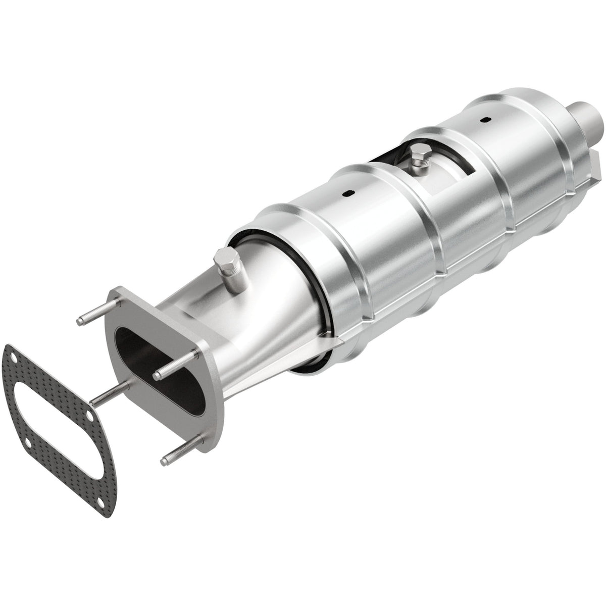 Stainless stainless steel catalytic converter from MagnaFlow Exhaust Products part number 339202