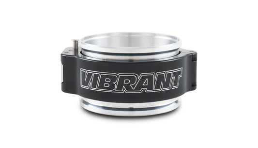 Black 6061 aluminum intercooler pipe clamp from Vibrant Performance part number 32516
