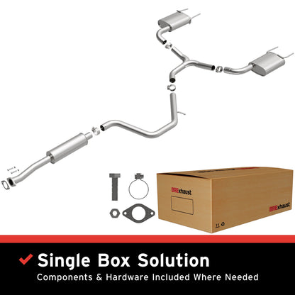 Satin exhaust system kit from BRExhaust part number 106-0955