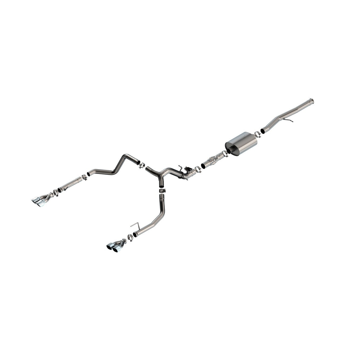 T-304 stainless steel exhaust system kit from Borla part number 140998