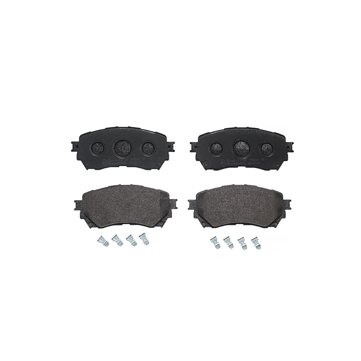 Disc Brake Pad Set with mounting hardware from Brembo part number P49048