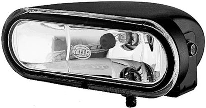 Black fog light with mounting hardware from Hella part number 008284001
