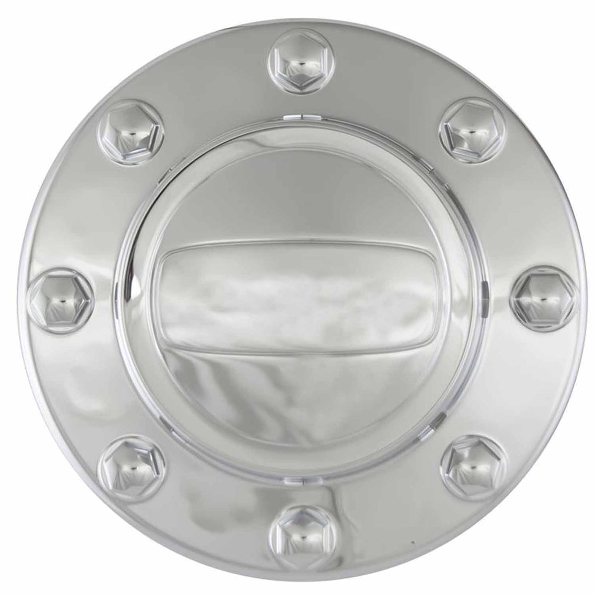 Silver chrome plated aluminum wheel cap set from Coast To Coast part number IWCC2415