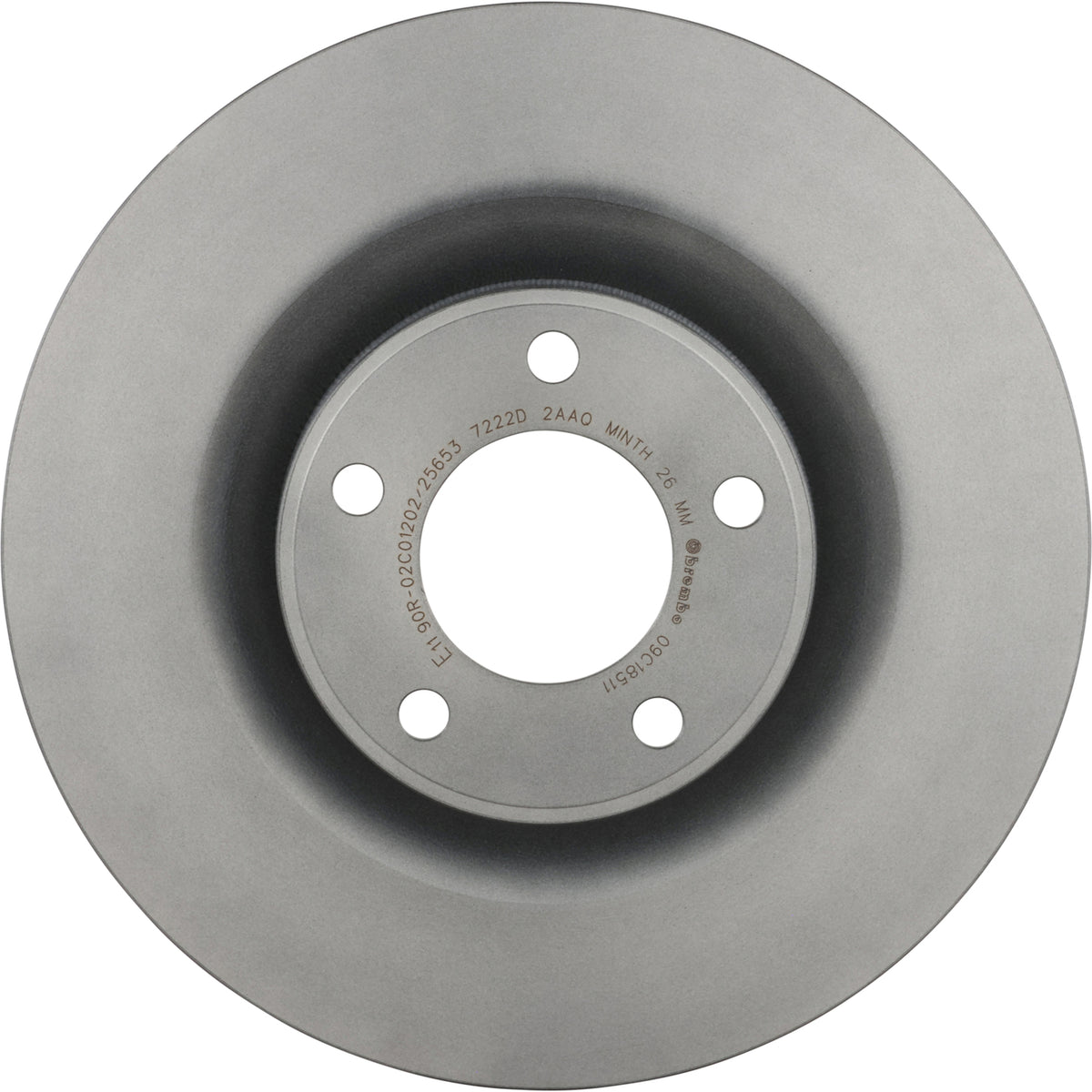 Gray cast iron disc brake rotor from Brembo part number 09.C185.11