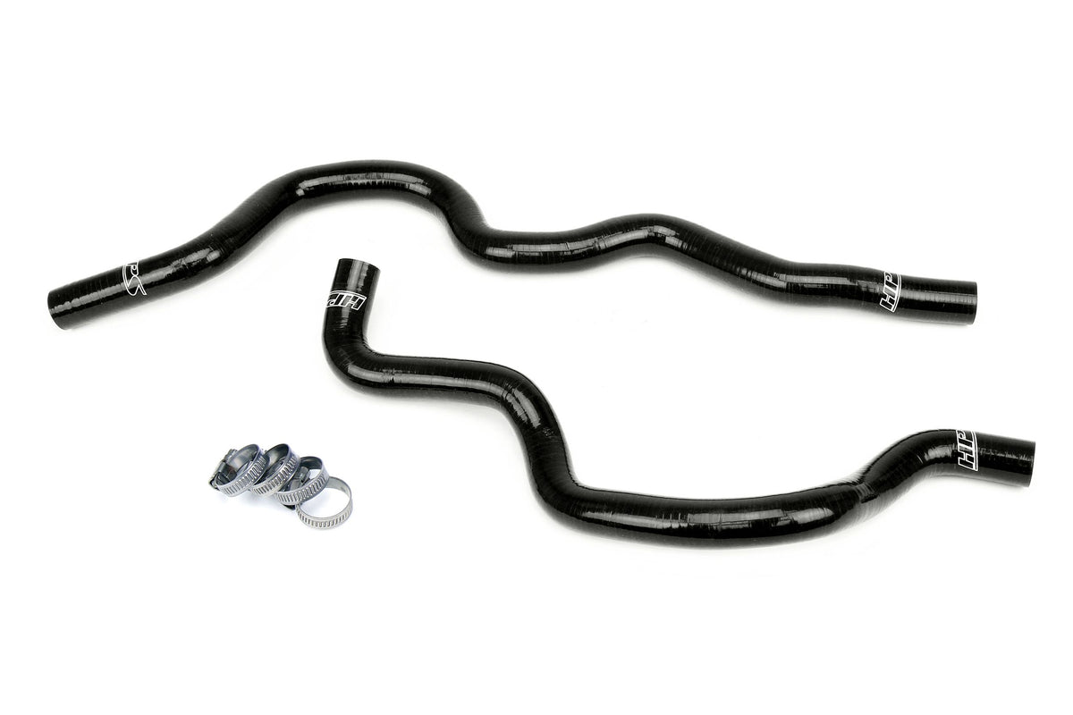 Black silicone hvac heater hose kit from HPS Performance part number 57-1872-BLK