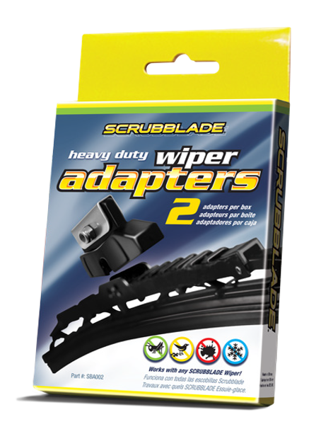 Wiper Blade Adapter from Scrubblade part number SBA002