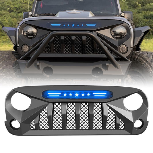 Matte black abs plastic grille from AMERICAN MODIFIED part number AMJPAA00116