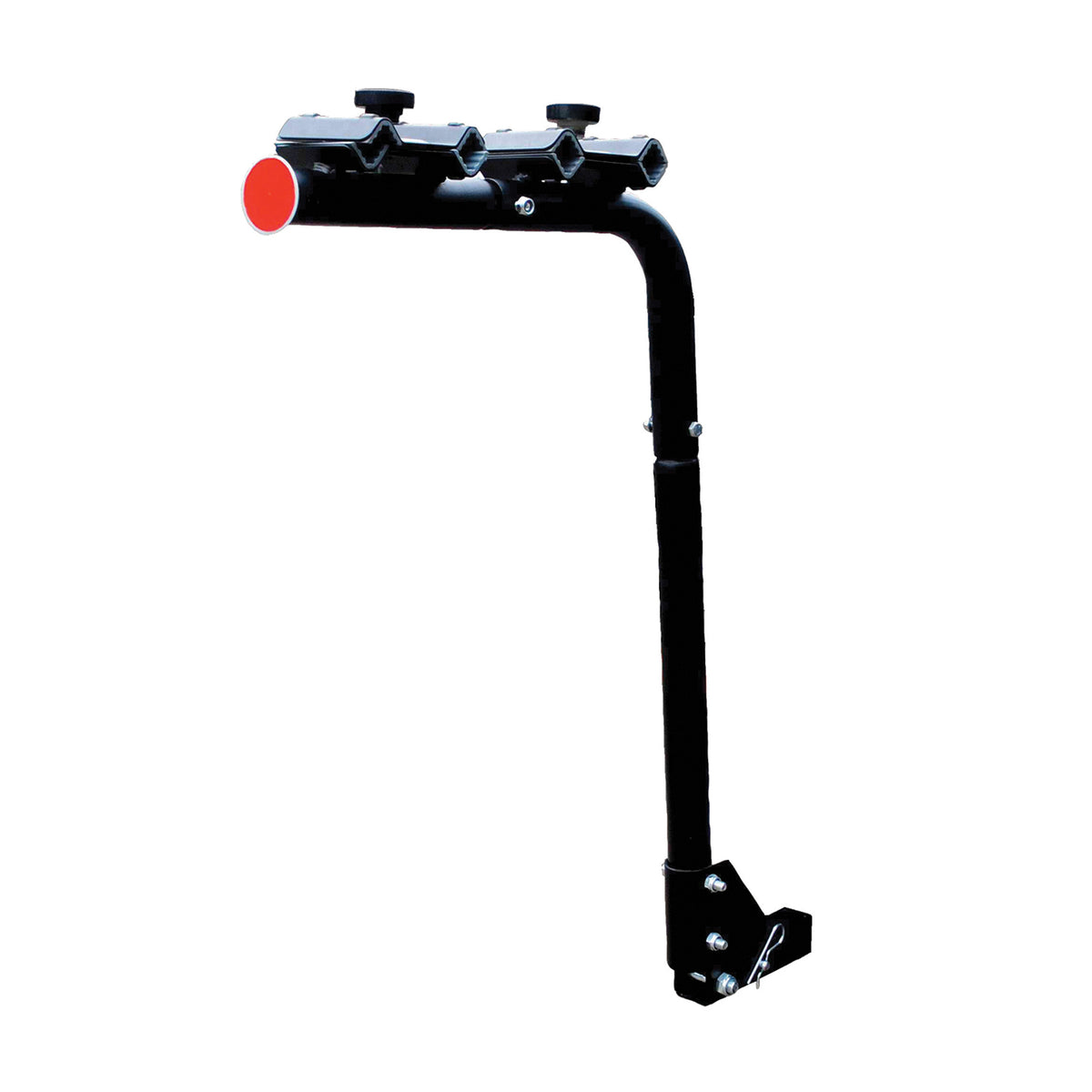 Black steel bicycle rack from Husky Towing part number 81147
