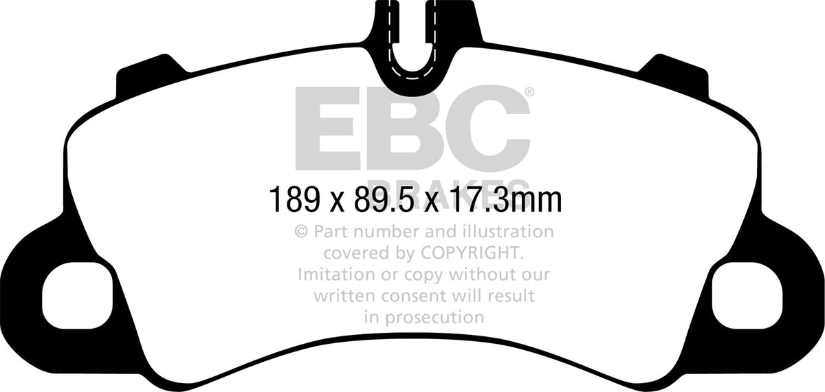 Disc Brake Pad Set from EBC Brakes part number DP42379R