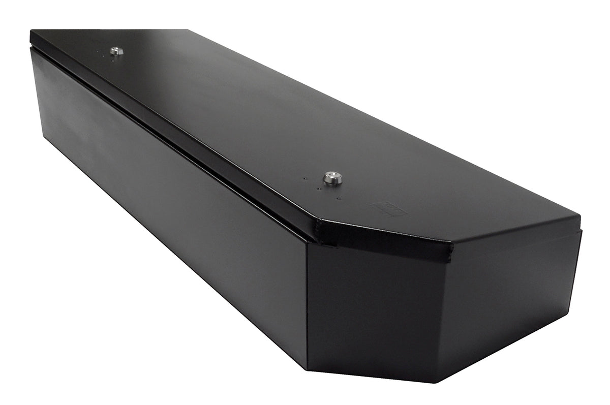 Black underseat storage box from Tuffy Security Products part number 344-01