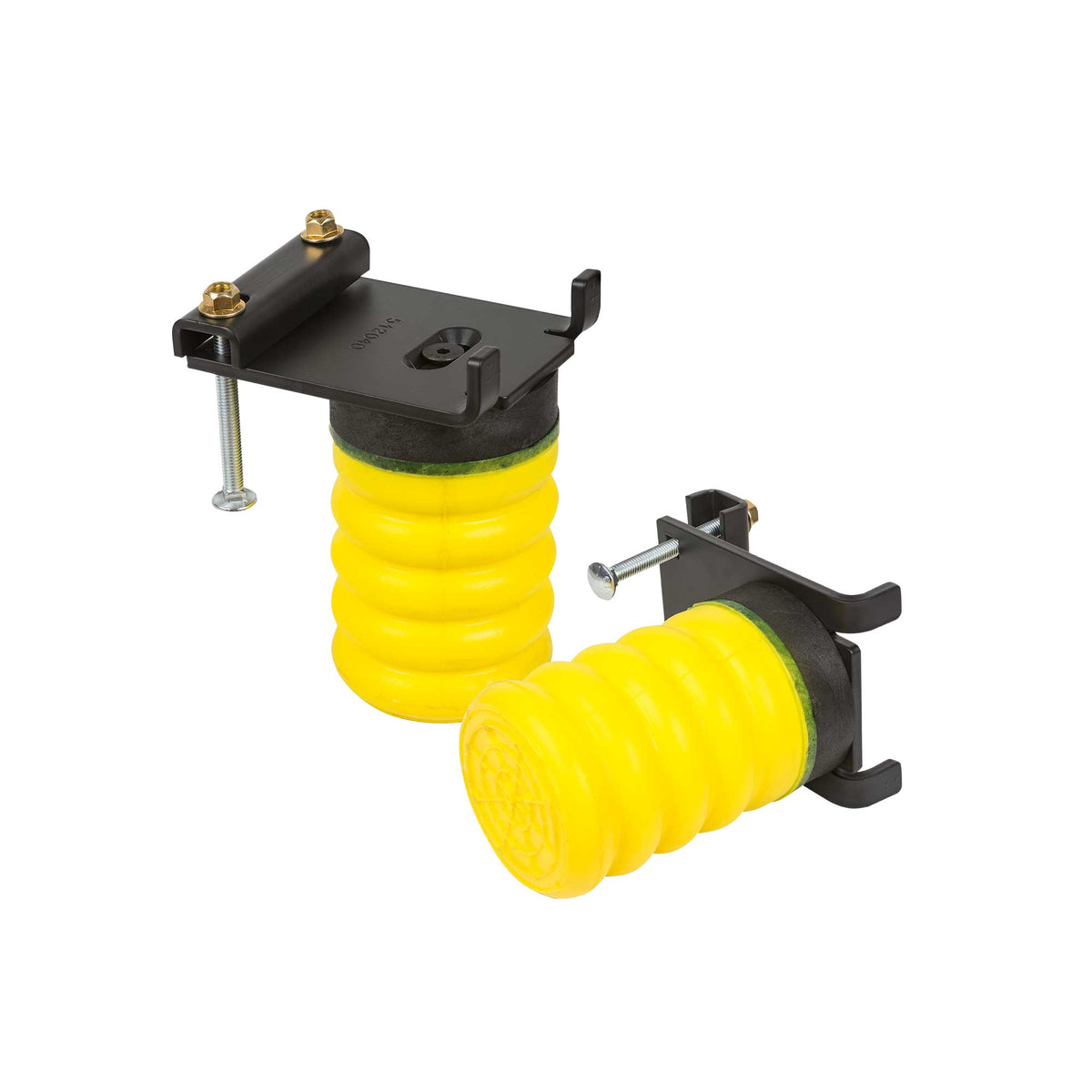 Yellow air suspension helper spring kit from SuperSprings part number SSF-205-54