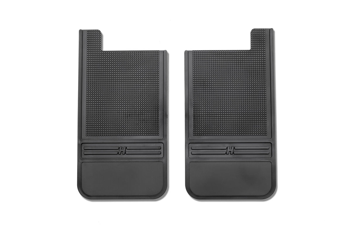 Black rubber mud flap from Husky Liners part number 55100