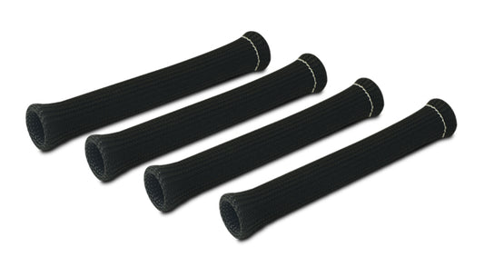 Black fiberglass spark plug boot heat sleeve from Vibrant Performance part number 25891
