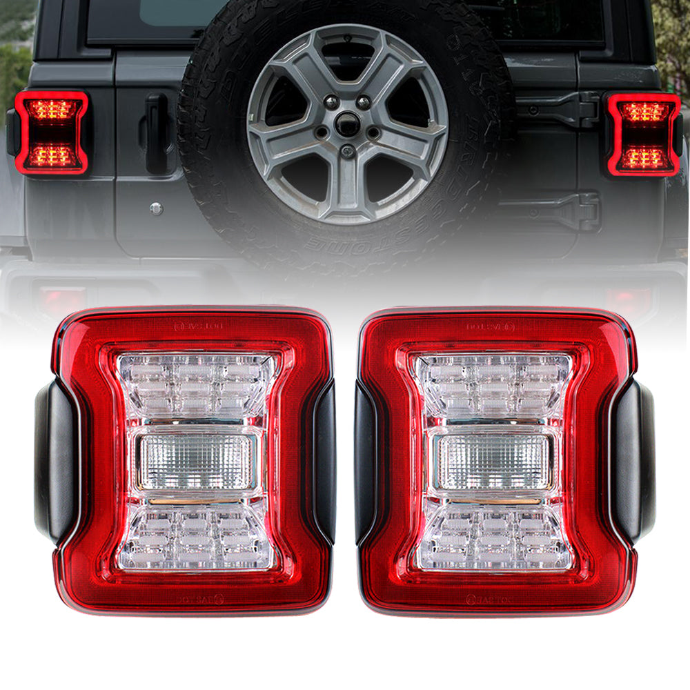 Clear tail light set from AMERICAN MODIFIED part number AMJPCA03302