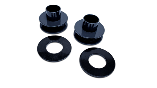 Black smooth metal suspension leveling kit from Body Armor 4x4 part number 50208-DG