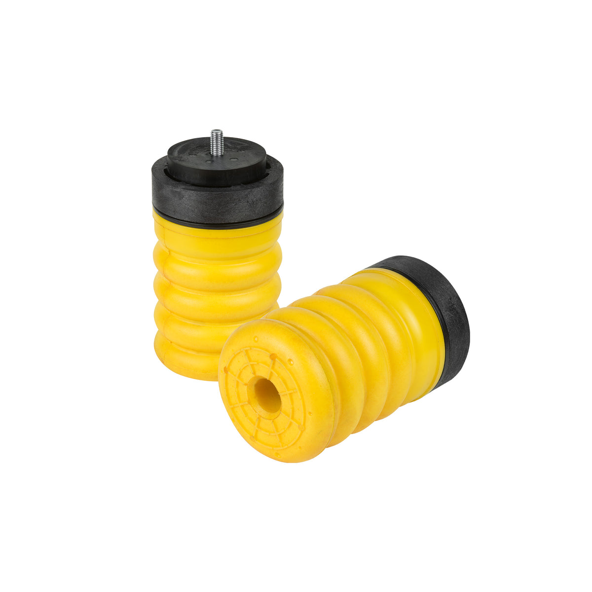 Yellow air suspension helper spring kit from SuperSprings part number SSR-121-54