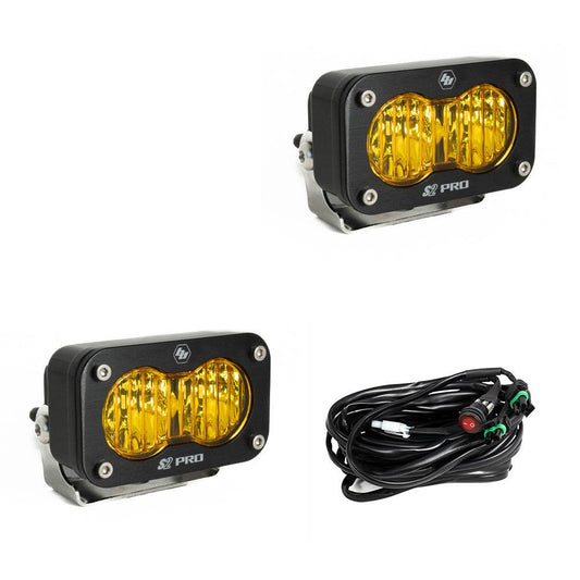 Black auxiliary light with mounting hardware from Baja Designs part number 487815