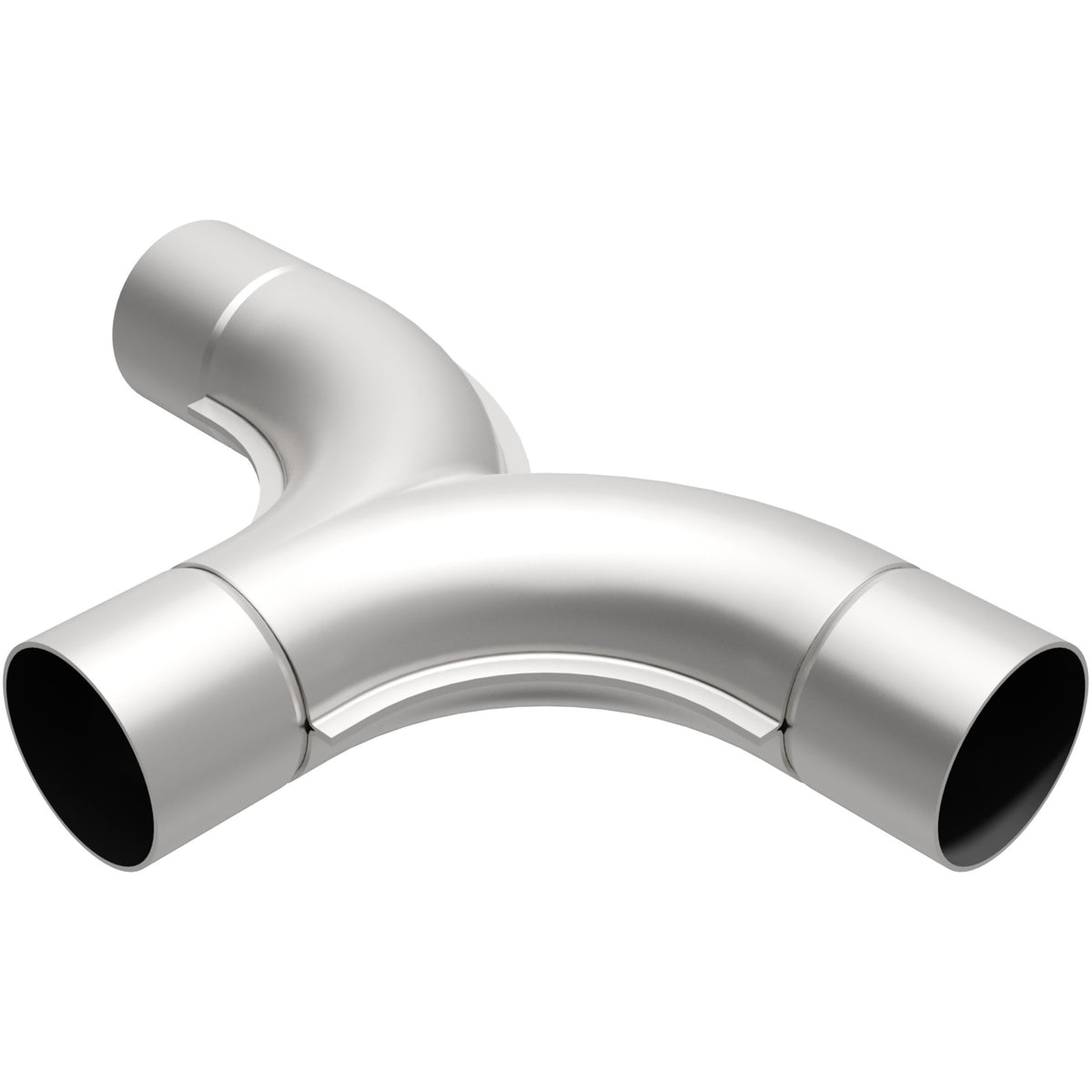 Natural stainless steel exhaust y pipe from MagnaFlow Exhaust Products part number 10734