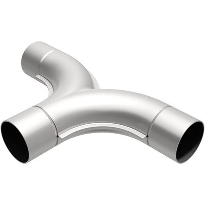 Natural stainless steel exhaust y pipe from MagnaFlow Exhaust Products part number 10734