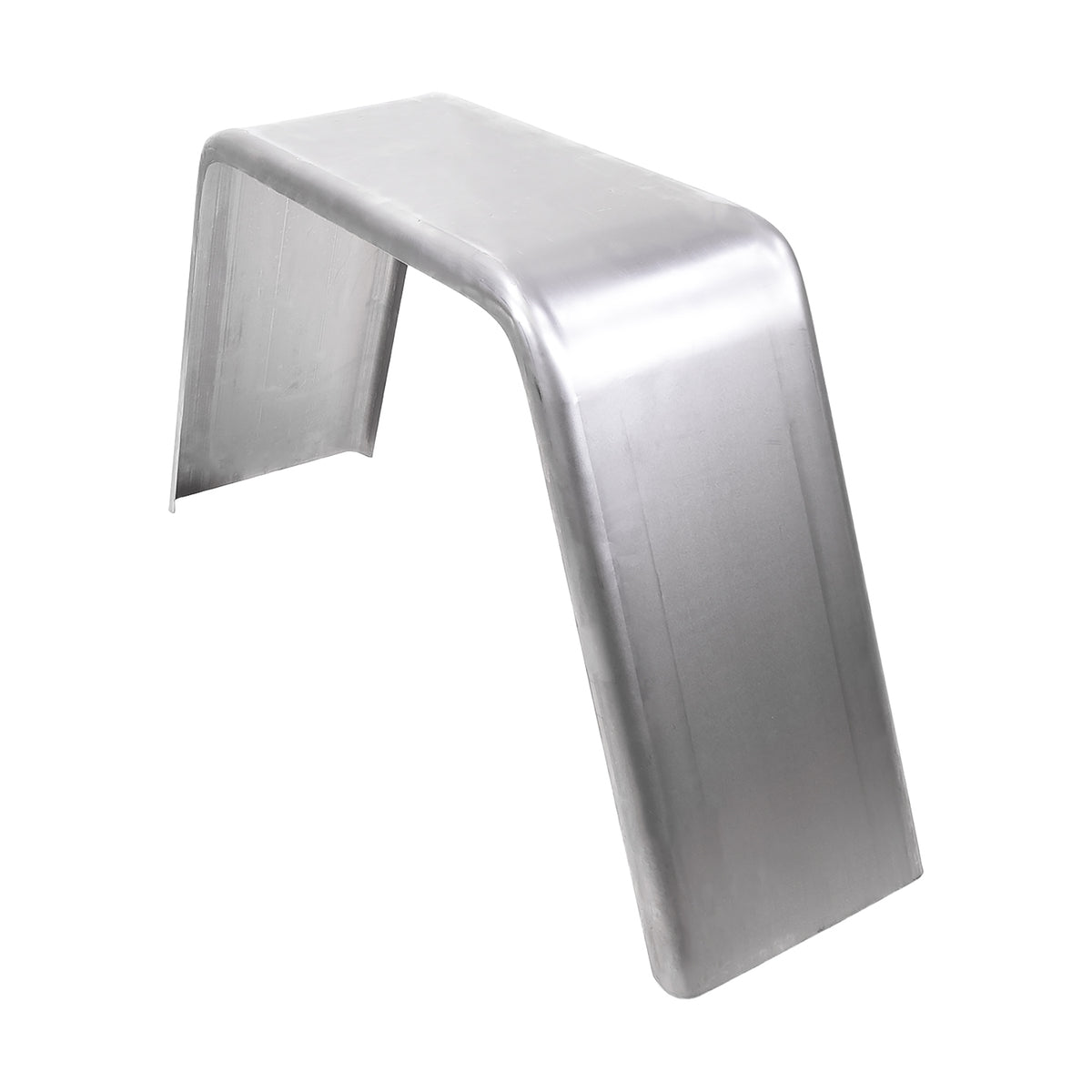 Silver oil coated steel fender with mounting hardware from Husky Towing part number F0003