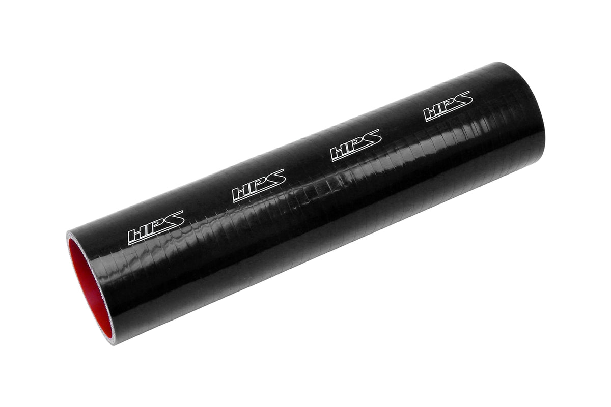 Black silicone hose coupler from HPS Performance part number HTST-425-BLK