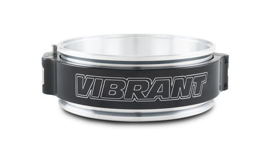 Black 6061 aluminum intercooler pipe clamp from Vibrant Performance part number 32520