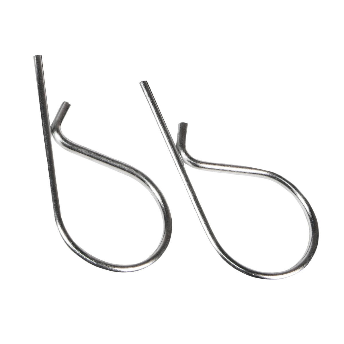 Silver polished steel trailer hitch pin 1-1/2 Inch diameter from Husky Towing part number 34853
