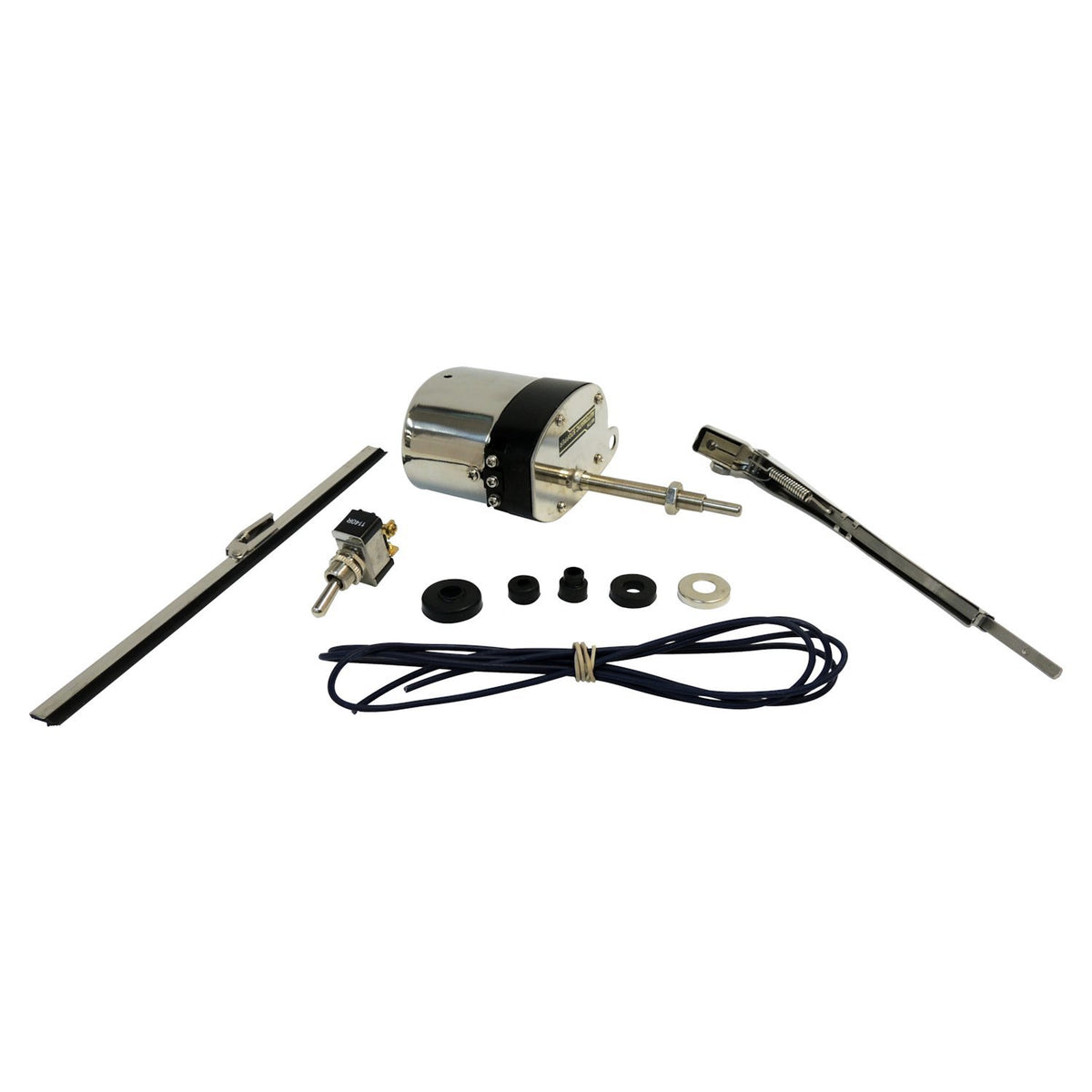 Stainless wiper motor kit from Crown Automotive Jeep Replacement part number 12VST