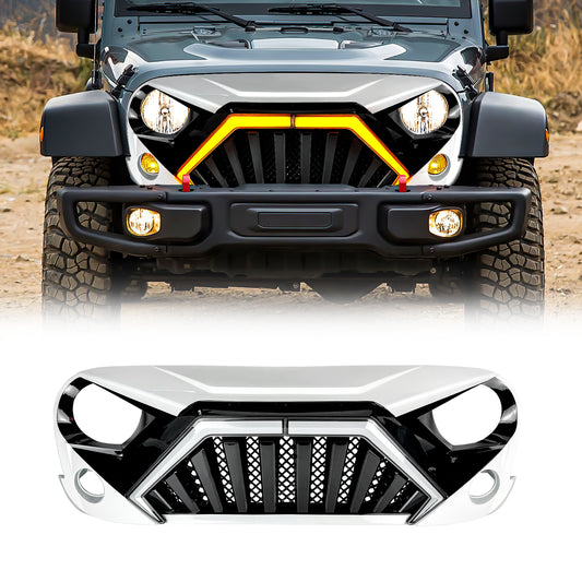 Black and white abs plastic grille from AMERICAN MODIFIED part number AMJPAA00148