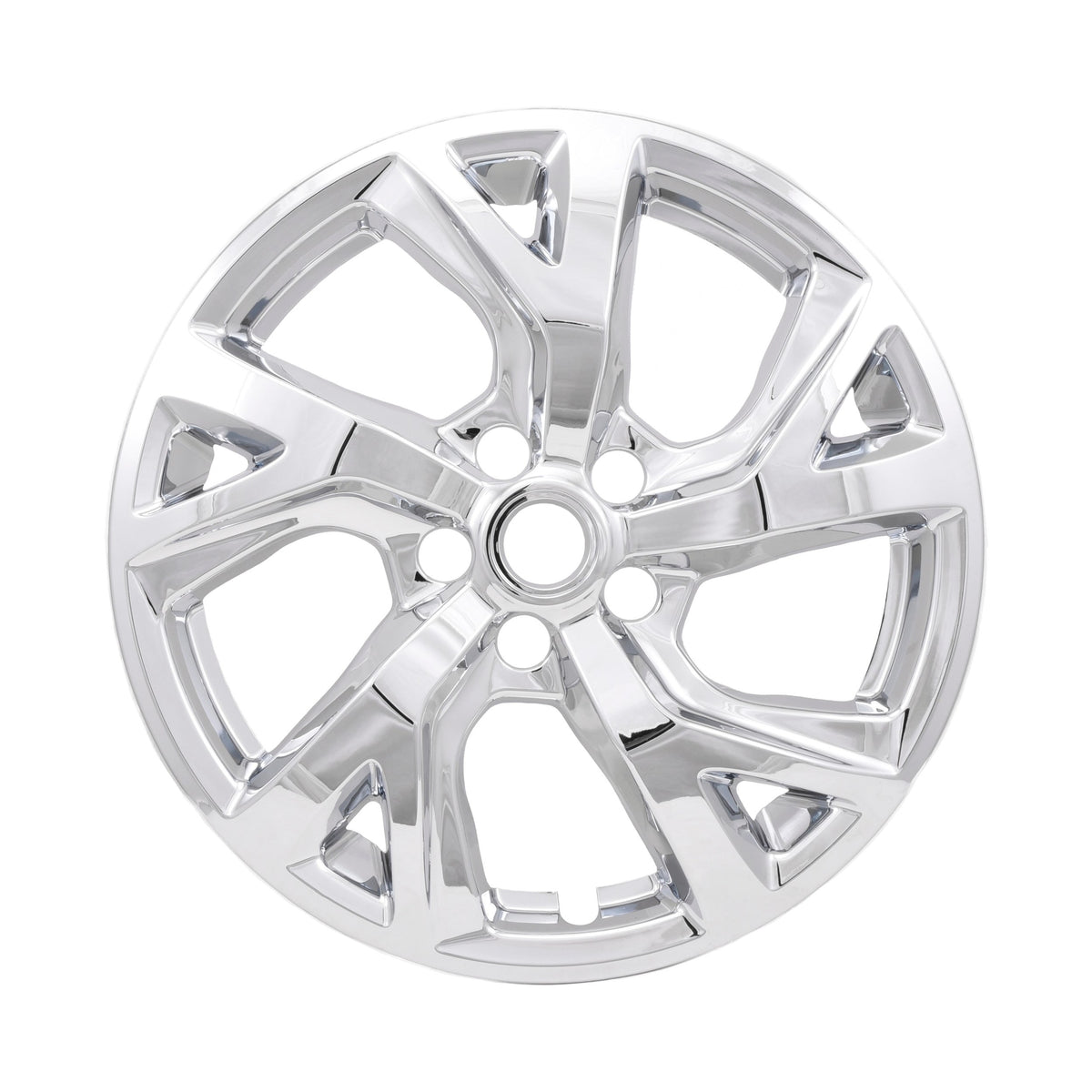 Silver chrome plated abs plastic wheel cover 18 diameter from Coast To Coast part number IMP452X