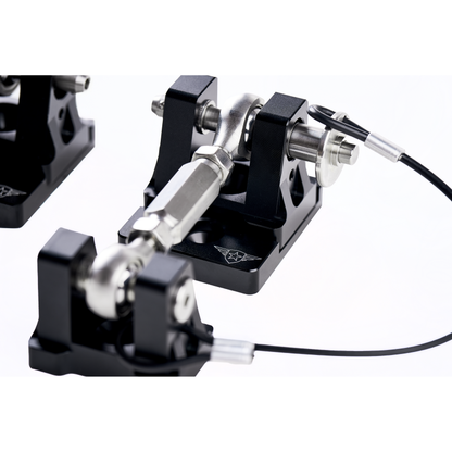 Billet aluminum hood latch with mounting hardware from Combat Off Road part number 99-1090