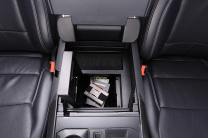 Black center console from Tuffy Security Products part number 415-01-A