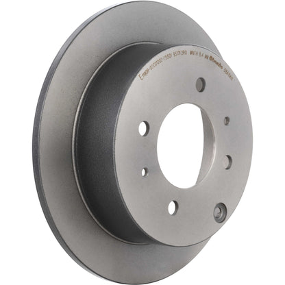 Gray cast iron disc brake rotor from Brembo part number 08.A114.11