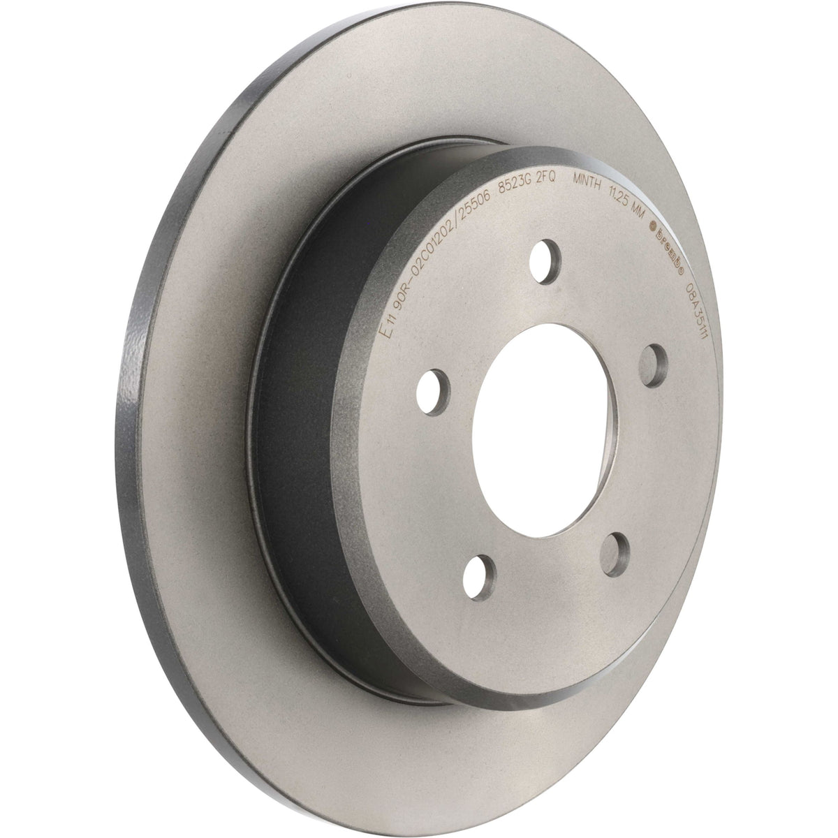 Gray cast iron disc brake rotor from Brembo part number 08.A351.11