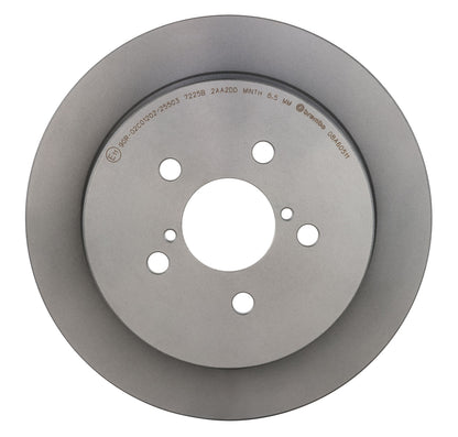 Gray cast iron disc brake rotor from Brembo part number 08.A605.11